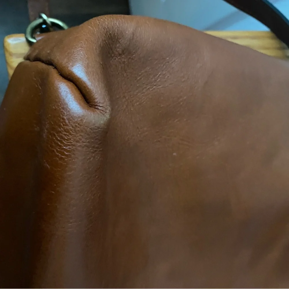 Patricia Nash Chestnut Brown Leather Backpack